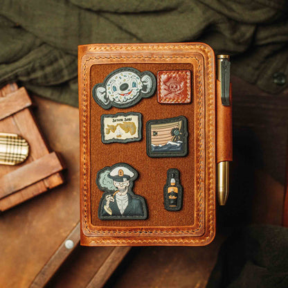 Passport Travel Wallet - Quartermaster v2 | Leather Velcro Organizer | Field Notes Holder | EDC Travel Organizer