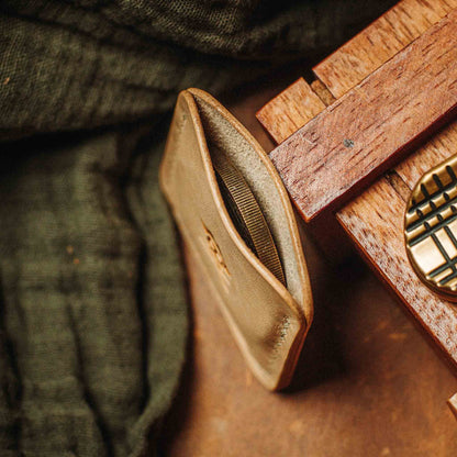 Challenge Coin Holder - Peso Pocket v3 | Leather Coin Case | Handcrafted Leather EDC