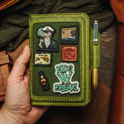 Passport Travel Wallet - Quartermaster v2 | Leather Velcro Organizer | Field Notes Holder | EDC Travel Organizer