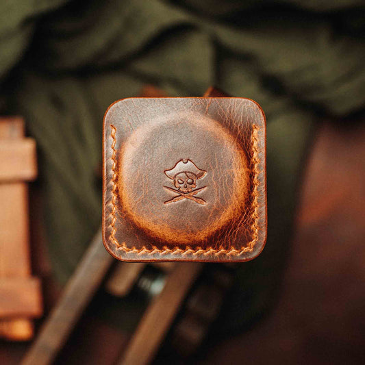 Challenge Coin Holder - Peso Pocket v3 | Leather Coin Case | Handcrafted Leather EDC