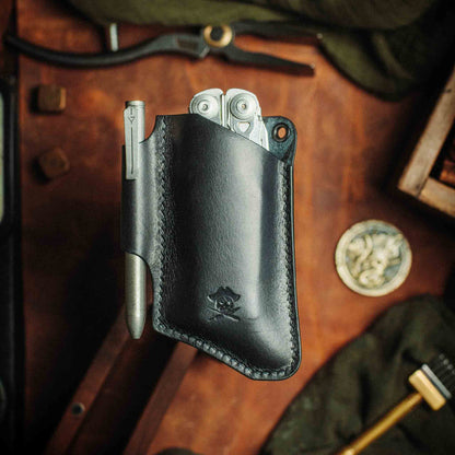 Knife Sheath V3 - Leather EDC | Pocket Knife Holder | Handcrafted