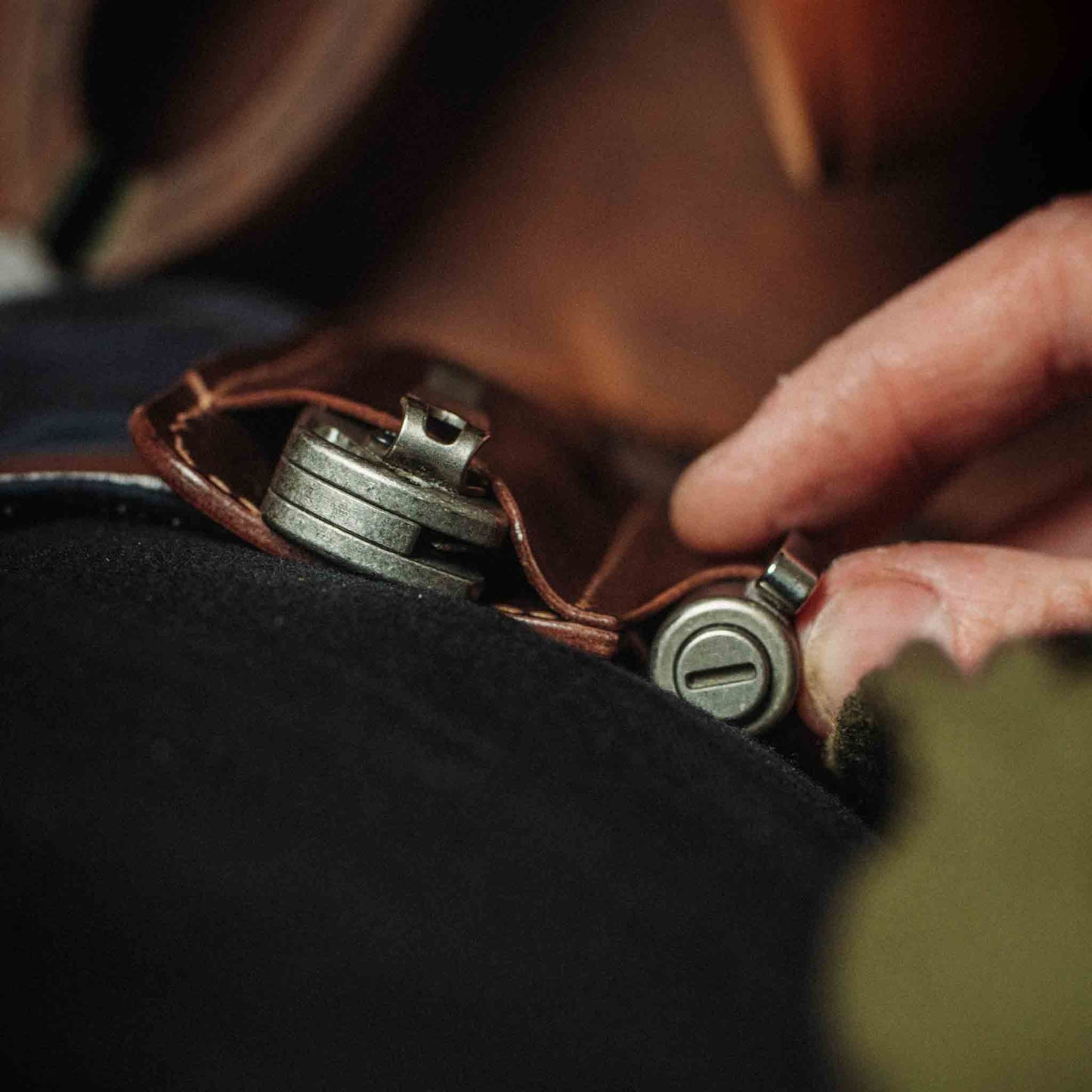 Belt Knife Sheath - V4 | Leather EDC | Knife Holder - Smart Belt Cutouts for Everyday Carry
