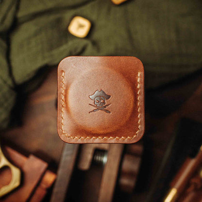 Challenge Coin Holder - Peso Pocket v3 | Leather Coin Case | Handcrafted Leather EDC