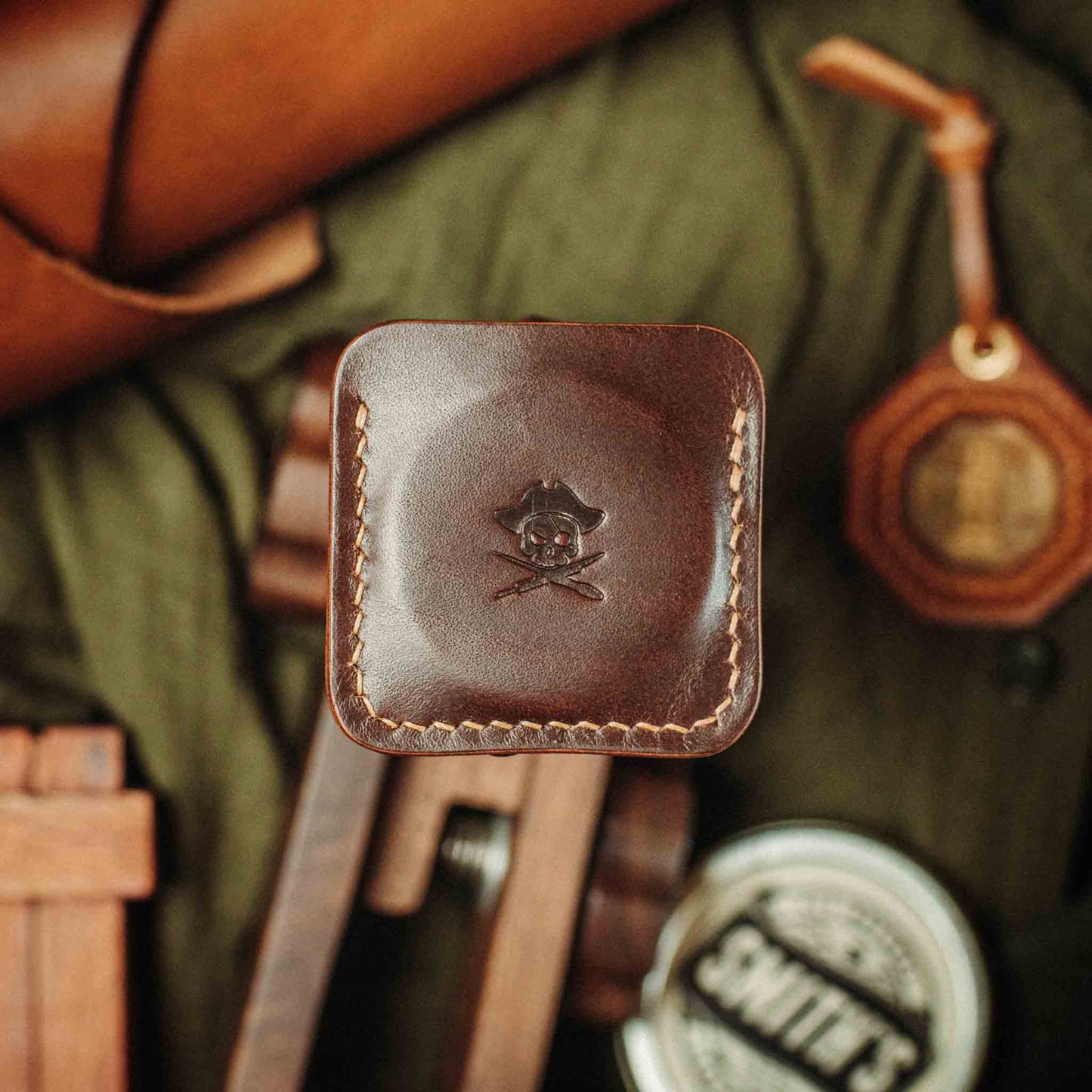 Challenge Coin Holder - Peso Pocket v3 | Leather Coin Case | Handcrafted Leather EDC