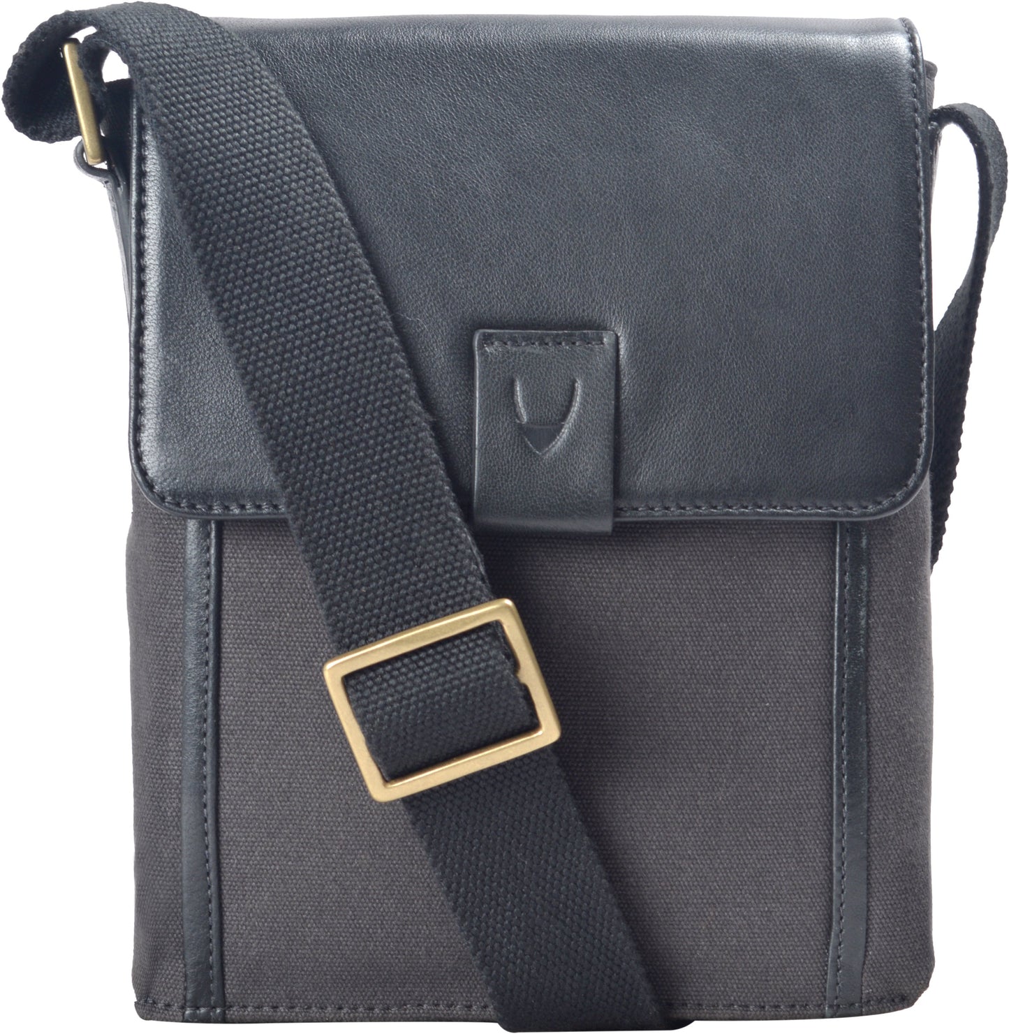 Aiden Genuine Leather and Canvas Mini Crossbody Men/Women Messenger/Travel Bag