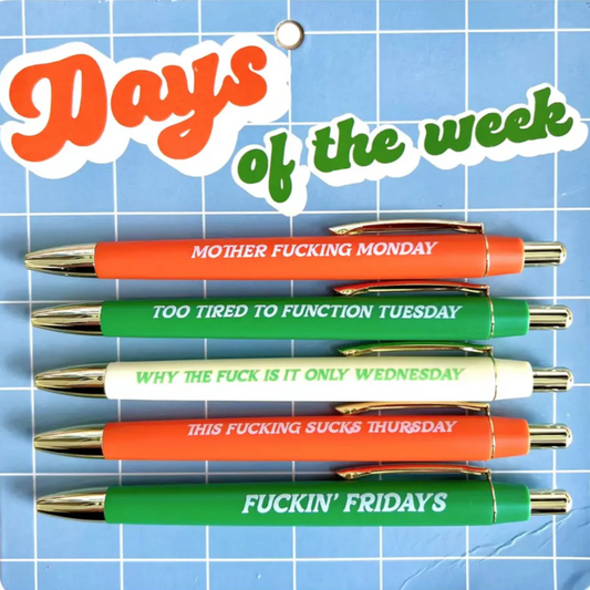 Days of the Week Pen Set