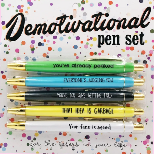 Demotivational Pen Set