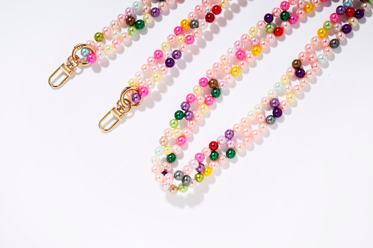 Emily Chain Confetti – Special Edition | ETUUI® Pearl Phone Strap (Parisian Style)