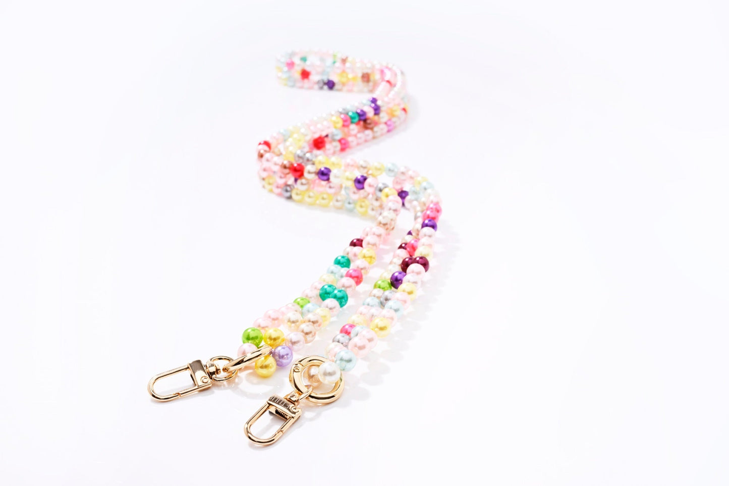 Emily Chain Confetti – Special Edition | ETUUI® Pearl Phone Strap (Parisian Style)