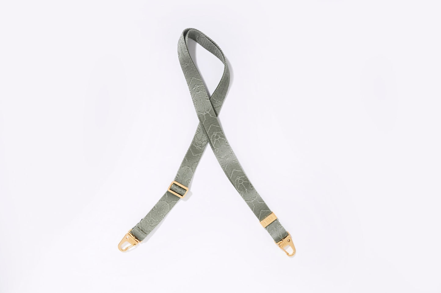 Chicago Phone Strap – Gold Eucalyptus | ETUUI® Hands‑Free Adjustable Nylon Strap