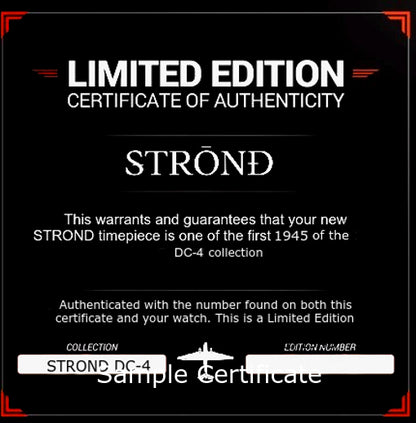 STROND DC-4 automatic blue Watch