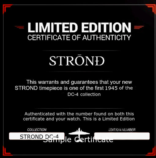 STOND Watch  DC-4 automatic black