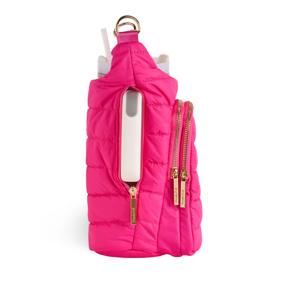 Bright Pink HydroBag® Handle® with Pink and Cream Strap
