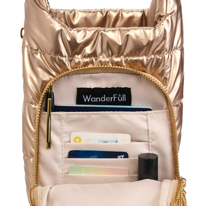 HydroBag® HANDLE®- Gold Striped Strap