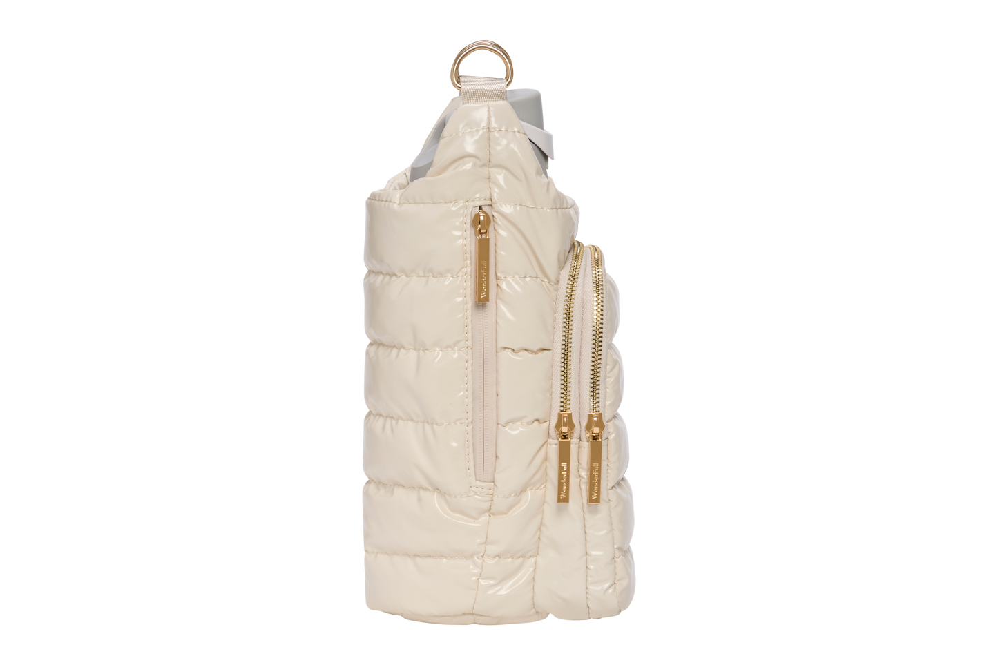 HydroBag® HANDLE® - Ivory Lacquer with Solid Vegan Leather Trimmed Strap