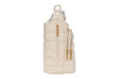 HydroBag® HANDLE® - Ivory Lacquer with Solid Vegan Leather Trimmed Strap