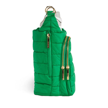 HydroBag® HANDLE®- Kelly Green with Pink and Green Striped Strap