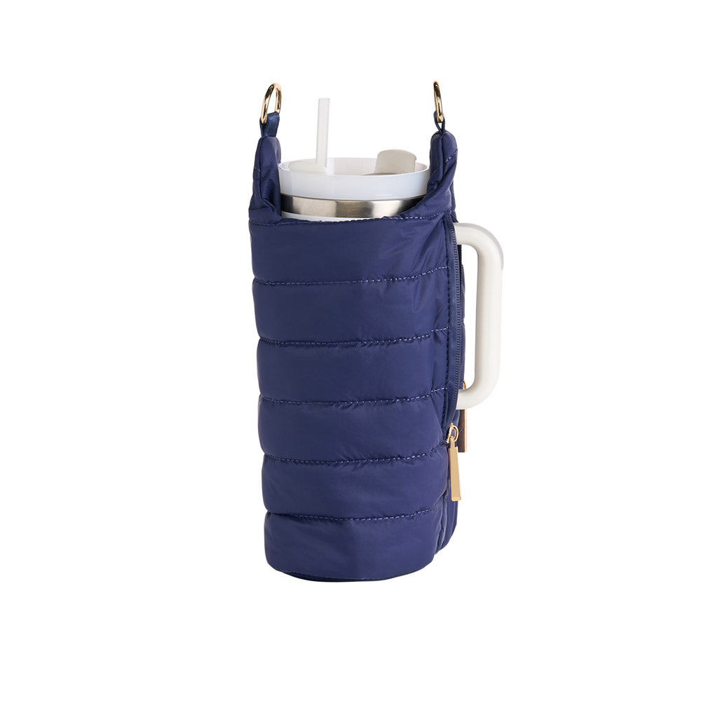 HydroBag® HANDLE®- Island Navy Matte with Pink and Navy Strap