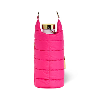 Bright Pink HydroBag® with Pink and Green Striped Strap