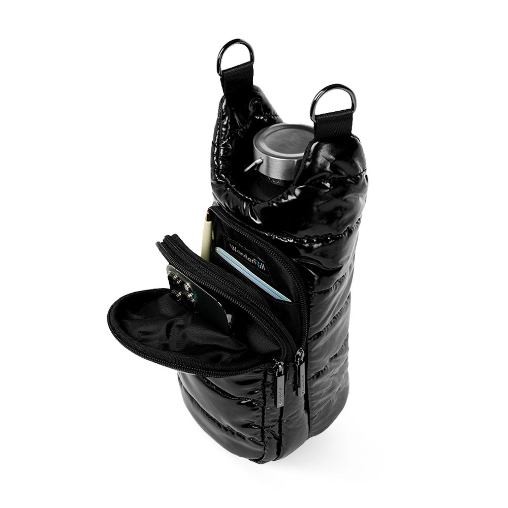 No Logo -Black Glossy HydroBag® with Black Strap
