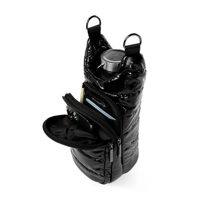 No Logo -Black Glossy HydroBag® with Black Strap