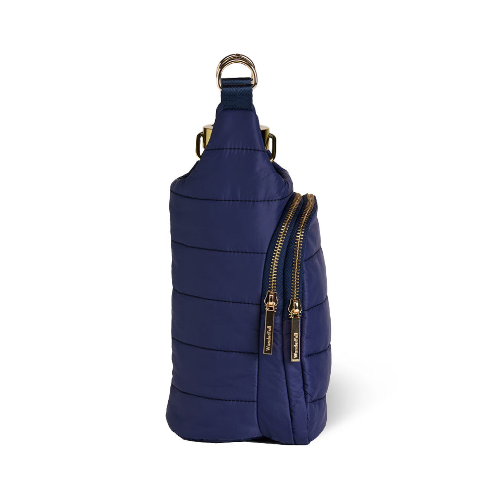 Navy Matte HydroBag® with Navy/Orange Strap