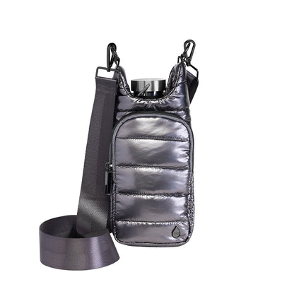 Pewter Solid Strap with Gunmetal Hardware