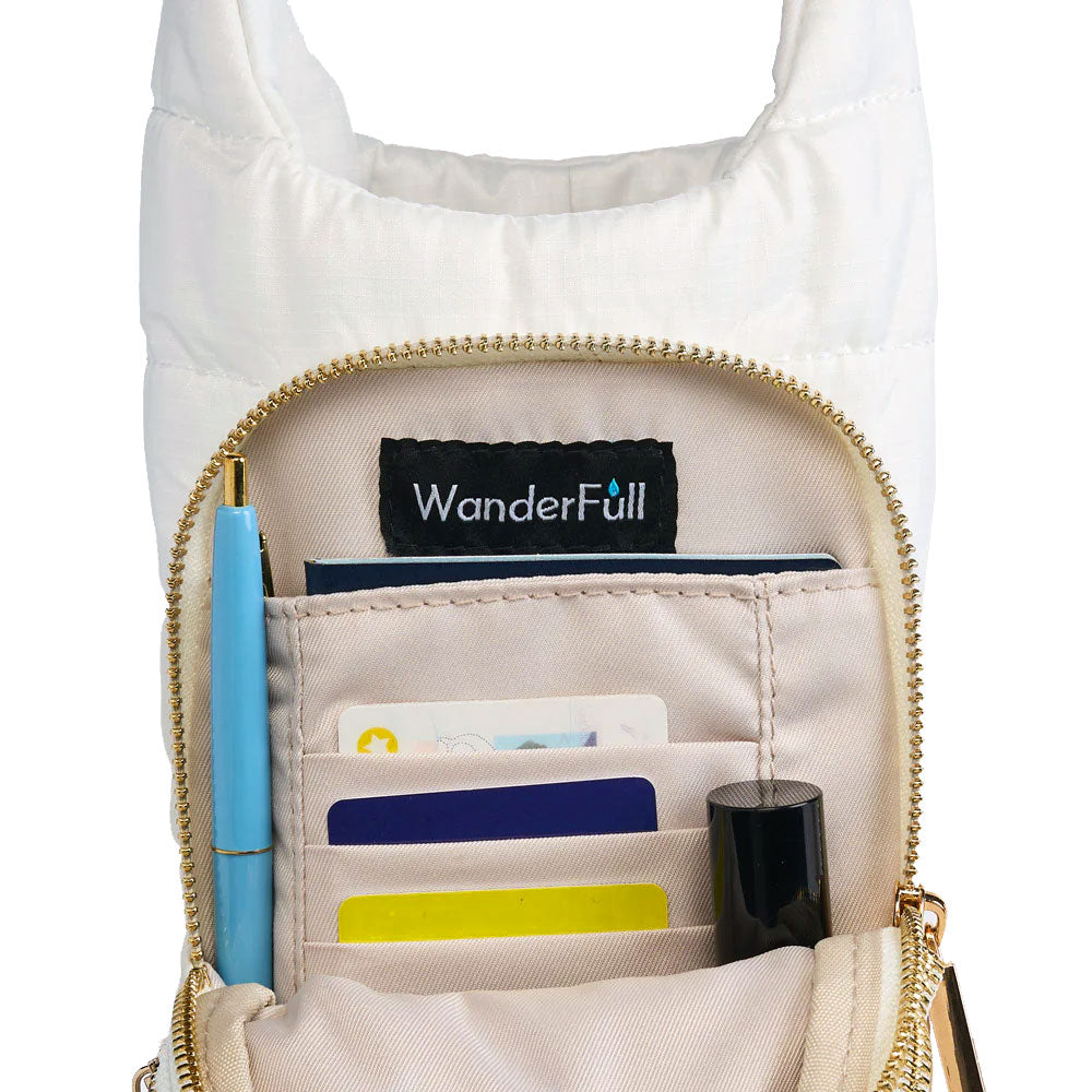 For the Bride-White Ripstop HydroBag® Monogrammed with "Mrs."