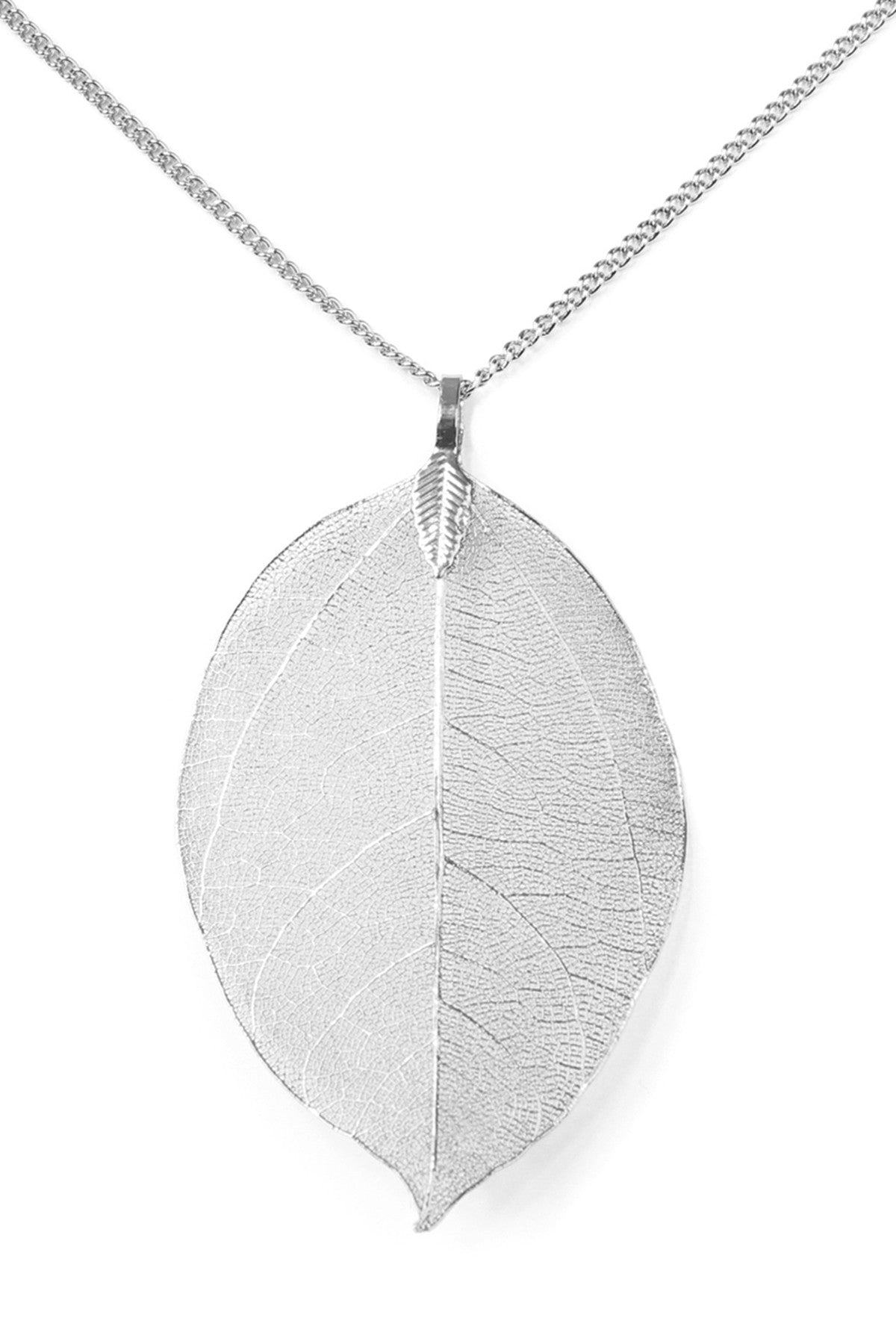 Hdn1513 - Filigree Leaf Necklace