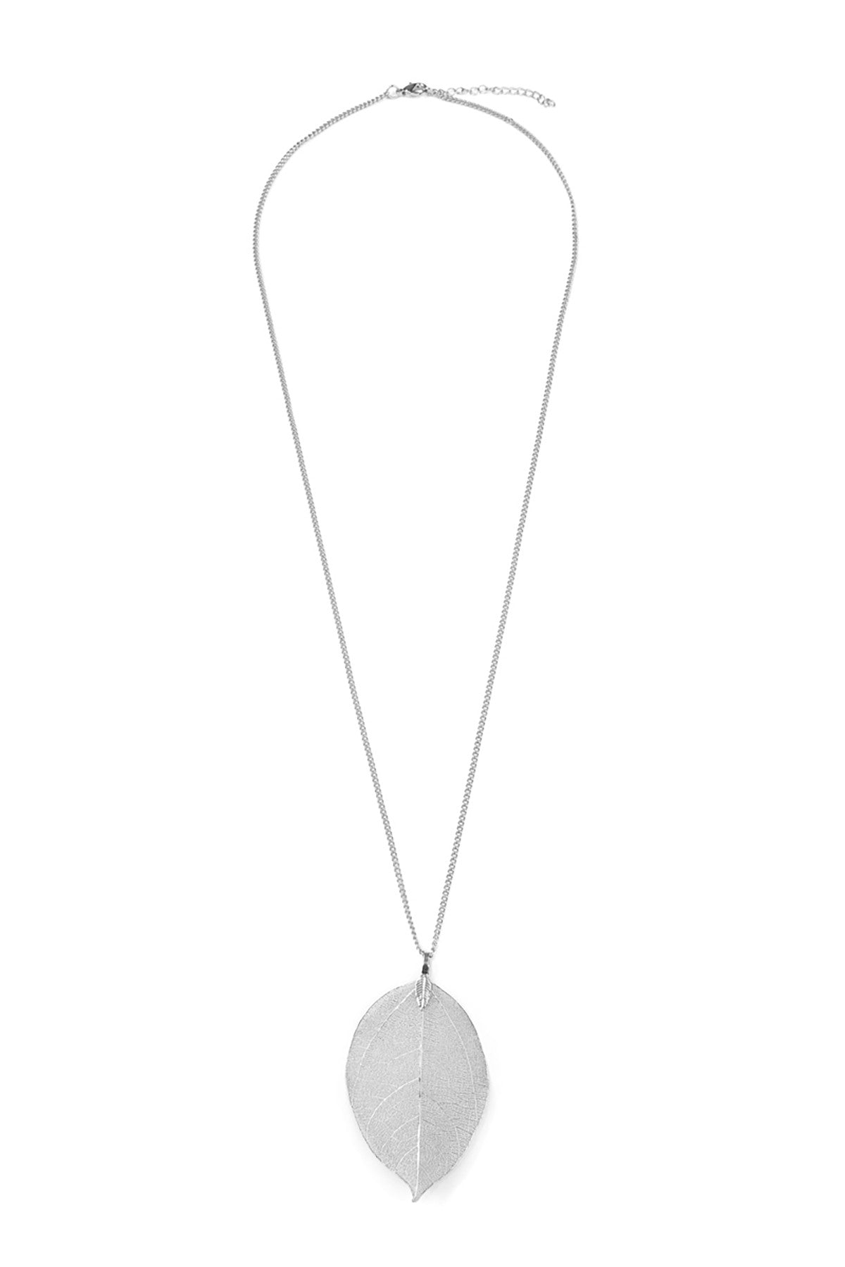 Hdn1513 - Filigree Leaf Necklace
