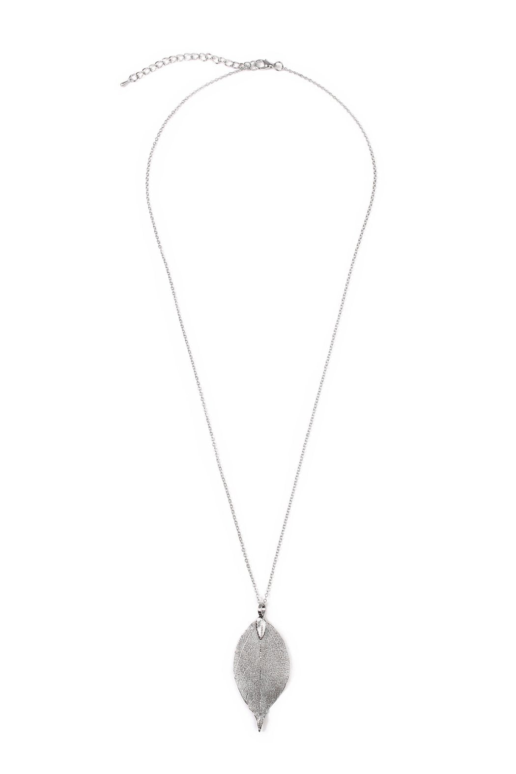 Hdn1513 - Filigree Leaf Necklace