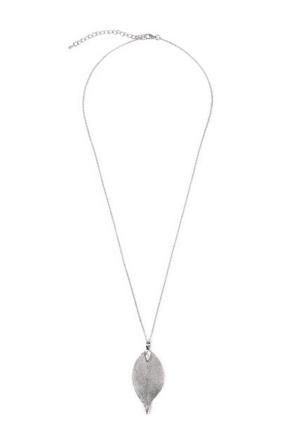 Hdn1513 - Filigree Leaf Necklace