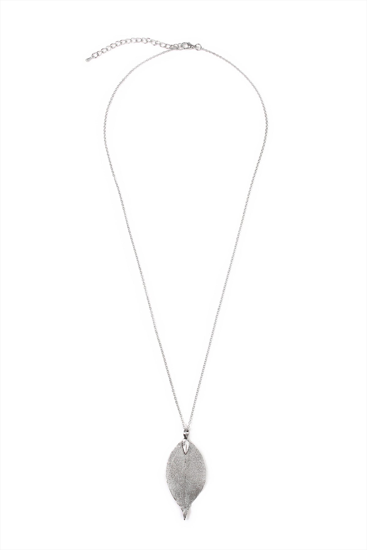 Hdn1513 - Filigree Leaf Necklace