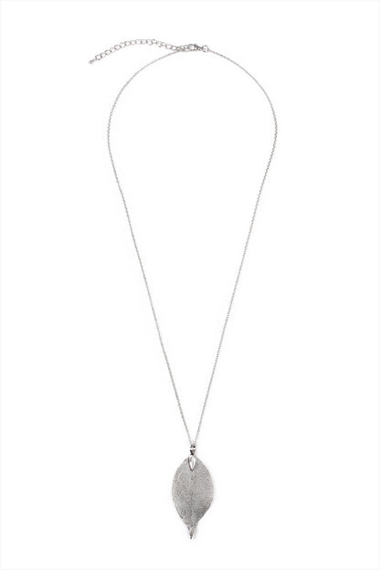 Hdn1513 - Filigree Leaf Necklace