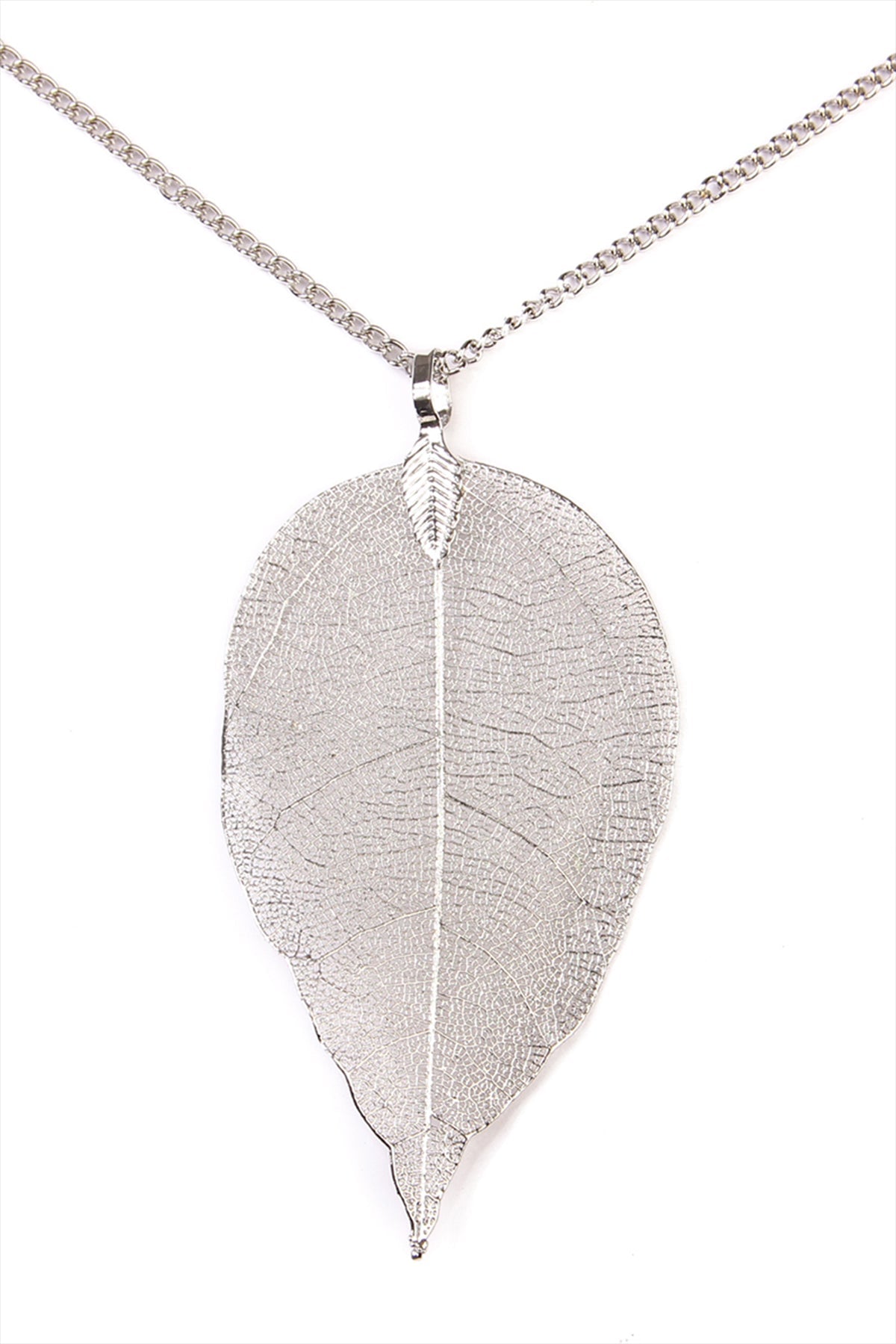 Hdn1513 - Filigree Leaf Necklace
