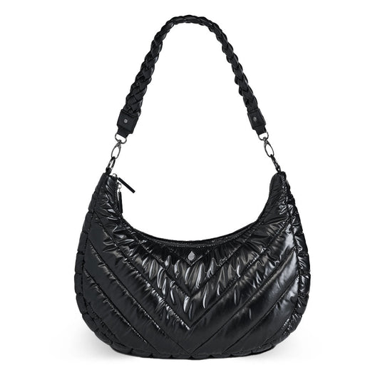 Black Pearl Half Moon HydroHobo® Bag- bottle included