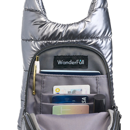 Pewter Glossy HydroBag® with Camo Strap