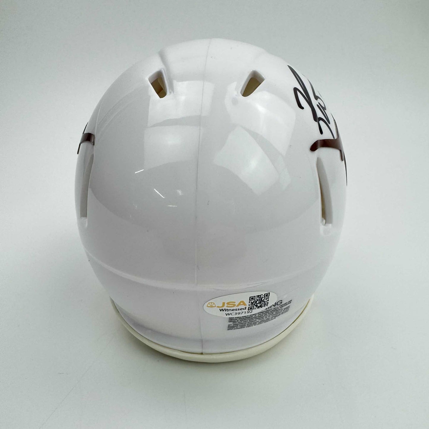 Autographed/Signed Ricky Williams Texas Longhorns College Football Mini Helmet JSA COA