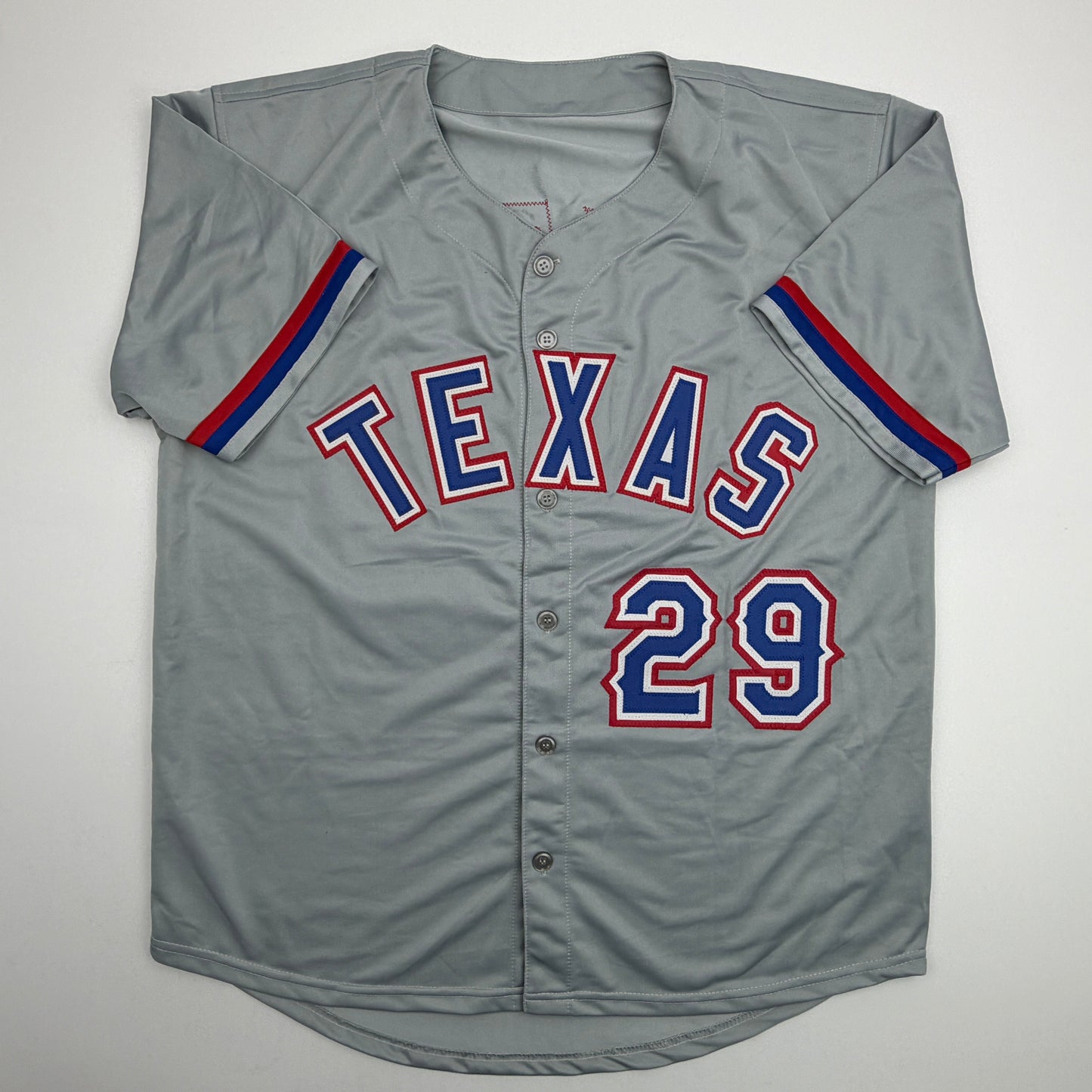 Autographed/Signed Adrian Beltre Texas Grey Baseball Jersey JSA COA