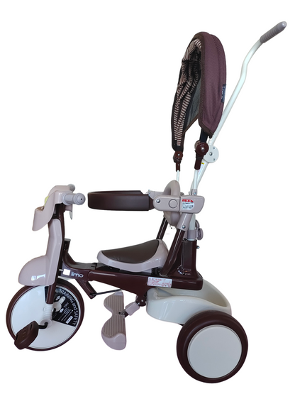 Iimo 3-In-1 Foldable Tricycle With Canopy - Luxury Design, Smart Functions, Outdoor Ready