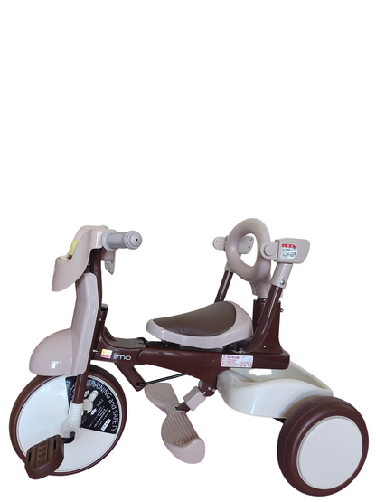 Iimo 3-In-1 Foldable Tricycle With Canopy - Luxury Design, Smart Functions, Outdoor Ready