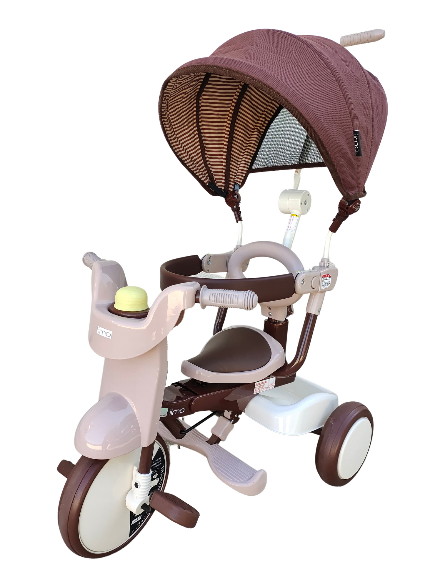 Iimo 3-In-1 Foldable Tricycle With Canopy - Luxury Design, Smart Functions, Outdoor Ready