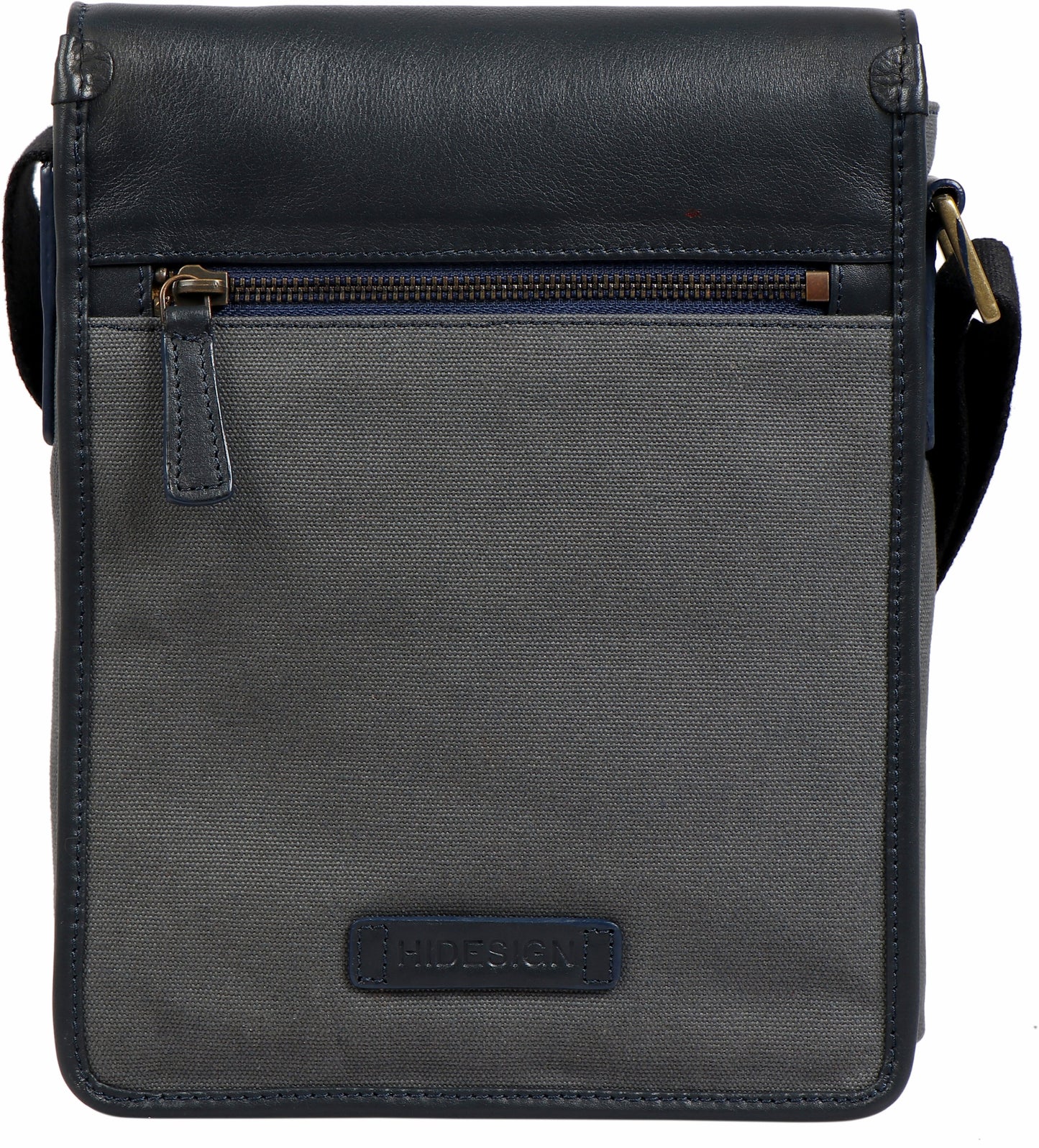 Aiden Genuine Leather and Canvas Mini Crossbody Men/Women Messenger/Travel Bag