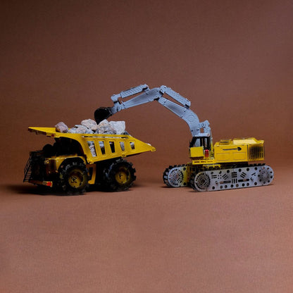 Tireless Digger Excavator: Excavator Model Kit – Build the Muscle Behind the Mission