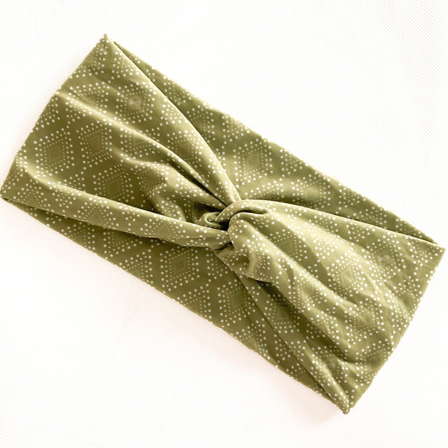 Geometric Green Headband