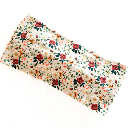 Falling Floral Embroidery Headband