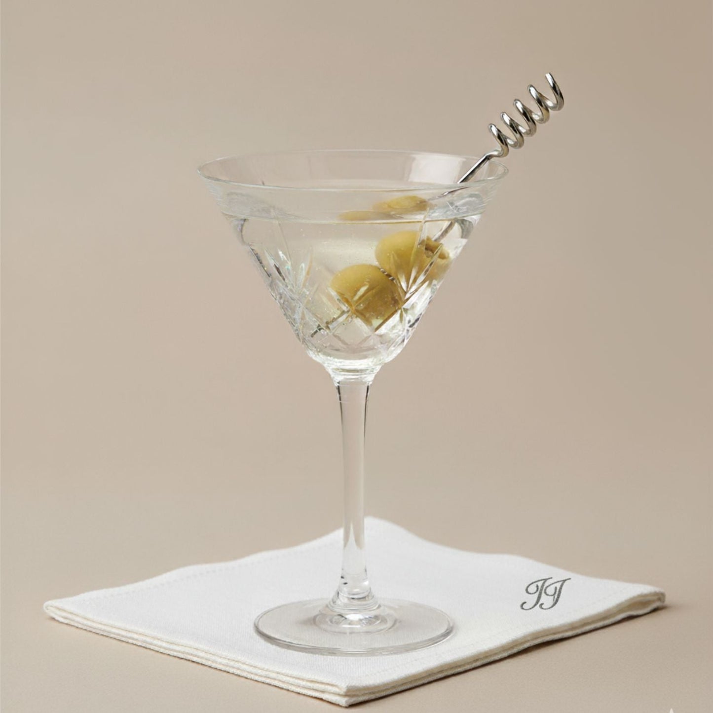 Silver Corkscrew Cocktail Skewers, Picks or Piques Set – Elegant Serve ware for Every Table