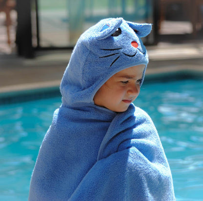 Cat Hooded Cotton Turkish Towel - Purr-fectly Soft for Little Ones: Kids
