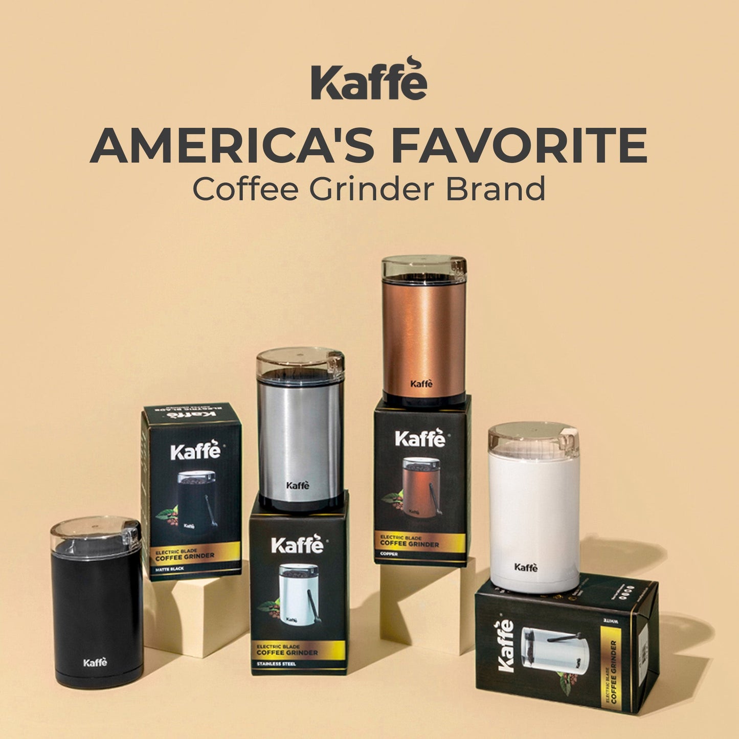 Compact Electric Coffee Grinder – Stainless Steel (3.5 oz Capacity)