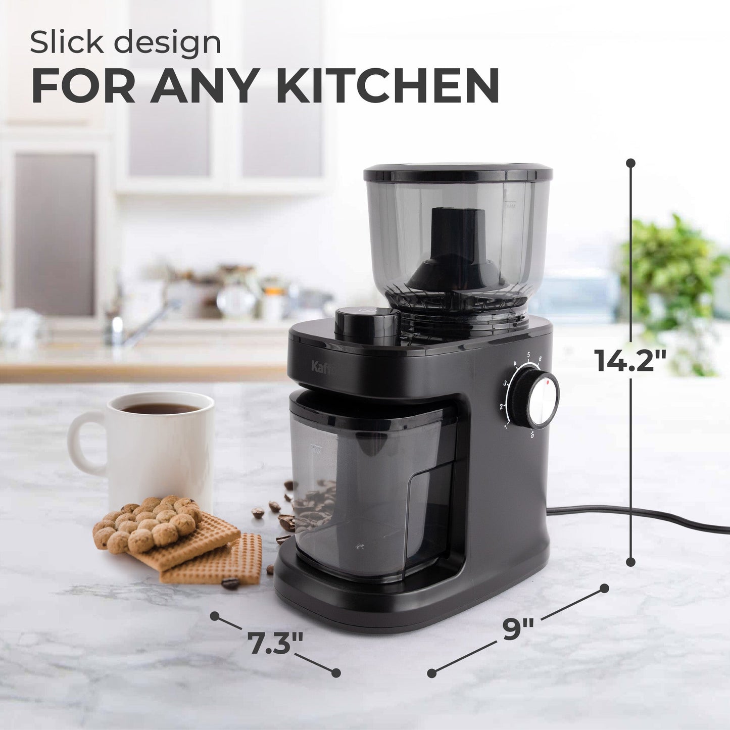Fresh, Consistent Coffee Grinding at Home Burr Coffee Grinder, KF8061